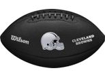 Pallone Wilson Nfl Team Metallic Premiere Cleveland Browns WF4015808XB, Pallone Da Calcio Americano, Unisex, Schwarz, GrößE: 9