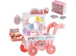 Carrello Dei Gelati Vevor, Accessorio Da 27 Pezzi, Gelateria In Pp, Carrello Portaoggetti Con Denaro, Effetti Sonori E Luminosi, Giocattolo Didattico Montessori, Gioco Di Ruolo