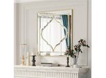 Wisfor Specchio Artloge Specchio Da Parete Specchio Da Bagno Specchio Da Corridoio Specchio Da Appendere In Vetro Di Alta Qualità 60 X 60 Cm Specchio D'accento Decorativo