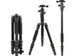 Treppiede Per Fotocamera, Portata 15 Kg, Regolabile In Altezza, Q666