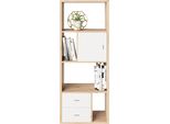 BüCherregal Inosign "Felicia", Braun (Artisn Eiche), B:58Cm H:146,6Cm, Holzwerkstoff, Regale, BüCherregal