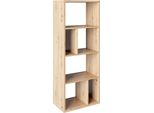 BüCherregal Inosign "Felicia", Braun (Artisan Eiche), B:58Cm H:146,6Cm, Holzwerkstoff, Regale, BüCherregal
