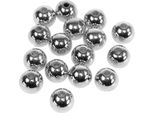 Perline Decorative Argento Metallico 14Mm 35Pz Per Il Fai Da Te E La Decorazione Della Tavola