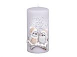Candela Da Giardino Nohel Papà Natale D7X14Cm