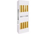 Candela A Cono Da Tavolo Bispol Aura 7H 24,5CM S30-213 Gold Metalik 10Pz.