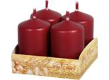 Nohel Garden Candela Dell'avvento Opaca D4X6Cm 4Pcs