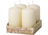 Nohel Garden Candela Dell'avvento Opaca D4X8Cm 4Pz