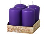 Nohel Garden Candela Dell'avvento Opaca D4X8Cm 4Pz