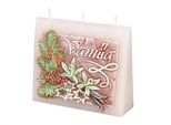 Candela Da Giardino Nohel Vanilla Invelope Decorata Intagliata Profumata 13X11Cm