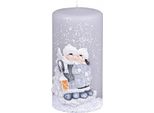Candela Da Giardino Nohel Winter Fairy Walk Candela Natalizia D7X14Cm