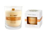 Candela Nohel Garden In Vetro Organic Puro Withuts Profumata Con Stoppino In Legno 250G