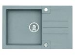 Alveus It Lavello In Granito Alveus Rock 130 Con Scolapiatti + Sifone A Scomparsa Colore: Calcestruzzo