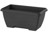 Plastecnic S.P.A. Cassapanca Terrae Mini Con Piattino Antracite 22 Cm 12 Cm 10 Cm