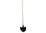 Huka 5421 Pala A Cuore Con Manico 130 Cm, Nero