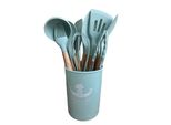 Huka HK-02 Set Di Utensili Da Cucina, Verde Chiaro