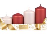 Candele Dell'avvento Nohel Garden Tiered Mix Tappetino In Metallo D5X6/7,5/9/10,5Cm
