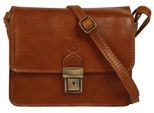 UmhäNgetasche PikÉ, Damen, Gr. B/H/T: 20Cm X 18Cm X 9Cm Onesize, Braun, Leder, Gepflegt, Taschen UmhäNgetasche, Echt Leder, Made In Italy