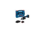 Bosch Akku-Winkelschleifer Gws 18V-8, 2 X Akku Gba 18V 5.0Ah Mit L-BOXX 136 (06019N9003)