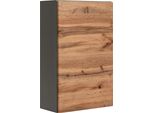 HäNgeschrank Welltime "Lucca", Grau (Eichefarben, Graphit), B:40Cm H:64Cm T:20Cm, SchräNke, HäNgeschrank