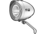 Xlc CL-D04 Faro A Dinamo, Led, Retrò, Riflettore, 40 Lux, Luce Di Parcheggio, Sensore, Argento