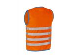 Wowow Fun Jacket Gilet Di Sicurezza Per Bambini Arancione Con Strisce Riflettenti S
