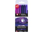 Sakura POXBR6F Penna A Pennello Per Colorare Koi "Galaxy"", 6 Colori"