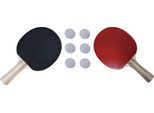 Set Da Ping Pong - 2 Mazze Da Ping Pong Professionali Charlsten + 6 Palline Da Ping Pong