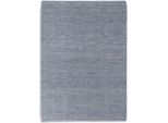 SchÖNer Wohnen-Collection Tappeto A Pelo Alto Per Il Soggiorno Poppy Azzurro 140 X 200 Cm