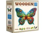 Wooden City Puzzle In Legno Farfalla Colorata 150 Pezzi