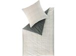 Esprit Set Di Biancheria Da Letto Grid Colore Grigio 140X200+70X90Cm