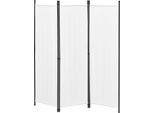 Divisorio Huesca 3 Pezzi 150X171 Cm Parete Divisoria 3 Pezzi Parete Divisoria Privacy Parete Spagnola Bianco