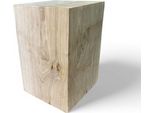 Blocco Di Legno Di Quercia 40X40X10Cm, Blocco Di Quercia Massiccia, Decorazione In Legno, Sgabello, Cubo Di Quercia