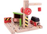 Bigjigs Rail Miniera Di Carbone Con Gru