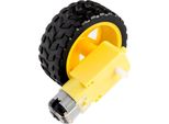 2Auto Smart Car Robot Plastica Pneumatico Ruota Dc 3-6V Motore Ingranaggio Per Robot Arduino