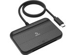 Akasa AK-CR-15BK Lettore Esterno Nfc Di Carte D'identità Elettroniche E Smart Card