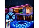 Striscia Led Usb Rgb Retroilluminazione Tv Impermeabile 2835 Smd Colore Cambiando Striscia Luminosa Con Telecomando, 1M 60Leds