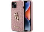 Guess Guhcp15Shg4Sgp Iphone 15 / 14 / 13 6.1 RóżOwy/Pink Hardcase Glitter Script Big 4G