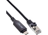 Inline® Usb 3.2 Netzwerkadapter Kabel, Gigabit, USB-C Zu RJ45 Stecker, 5M (33381B)