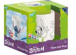 Disney Stitch - Set Di Tazze Da Colorare - 7 Pezzi.