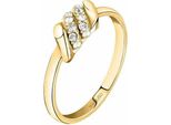 Anello Placcato Oro Con Cristalli Torchon SAWZ13 - Circonferenza: 56 Mm.