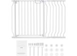 Cancelletto Per Bambini Succebuy, 75-122 Cm Di Larghezza Extra, 76,2 Cm Di Altezza, Cancelletto Di Sicurezza Easy Step Walk-Thru Per Bambini E Animali Domestici Con Chiusura Automatica