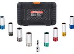 Set Di Chiavi Per Dadi Ruota 12,7 Mm Drive Metrico Sae 8 Pezzi
