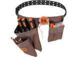 Cintura Portautensili 13 Tasche Regolabile Da 73,6 A 137,2 Cm Borsa Portautensili In Poliestere Staccabile Per Elettricisti Falegnami Fai Da Te Falegnami Costruttori Corniciai