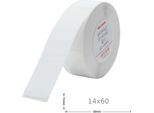 Edibazzar | Niimbot Etichette Termiche Adesive 14X60Mm 105 Pezzi Bianco