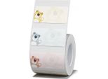 Edibazzar | Niimbot B21 B3S B1 Etichette Orsacchiotti 40X20Mm 320 Pezzi Originali