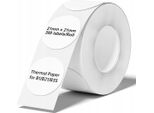 Edibazzar | Niimbot Etichette Termiche 21X21Mm Rotonde Bianche 300 Pz