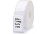 Edibazzar | Niimbot Etichette Termiche 20X40Mm Weiss D101