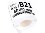 Edibazzar | Niimbot Adesivi 40X60Mm 125 Pezzi Per Etichette B21 B3S