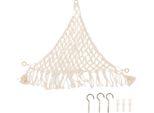 Amaca Di Animali Di Peluche Corda Di Cotone In Stile BohéMien Lavorata A Mano E Ampiamente Utilizzata Per Riporre I Giocattoli (33.9X33.9X43.3In)