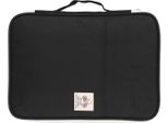 Borsa Portadocumenti A4 Cartella Portadocumenti Organizzatore Computer Notebook Chiusura Lampo (Nero)